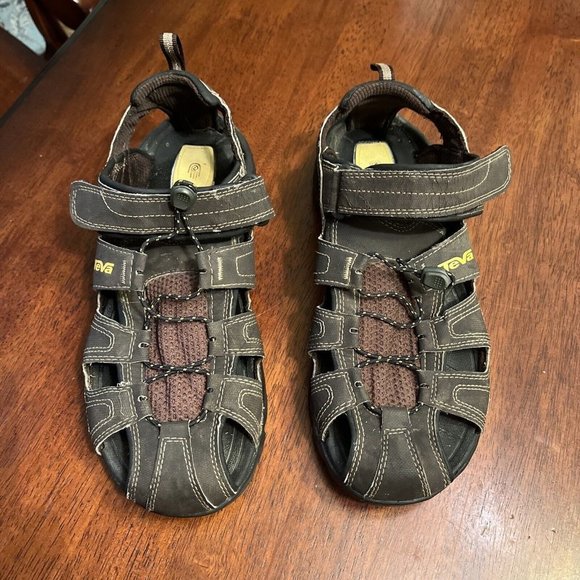 Teva Other - Teva Sandals Mens SZ 9 Forebay Sport Water Shoes 1001116 Fisherman Brown